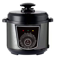 Cuisinière à pression électrique en acier inoxydable 6L, contrôle numérique, cuve intérieure antiadhésive, multifonctionnelle, usage commercial et domestique, allemande