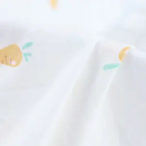 Fabricante de ropa de tela de bambú elástica ultrafina 95 tela de fibra de Spandex de bambú 5 para bebé - Product Image 3