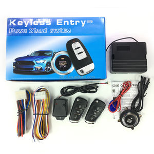 12Vユニバーサルボタンスタートカーセキュリティ警報システムリモートスタートエンジンスマートカーキー中央ドアロックロック解除 - Product Image 6