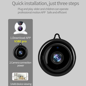 Caméra de sécurité sans fil miniature HDWificampro 1080P avec capteur CMOS, audio bidirectionnel, <span class=keywords><strong>d</strong></span>étection de mouvement, vision nocturne, enregistrement vidéo - Product Image 6