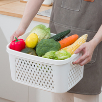 Type debout chariot en plastique de ménage support de stockage de cuisine de légumes étagère de cuisine chariot de stockage mobile