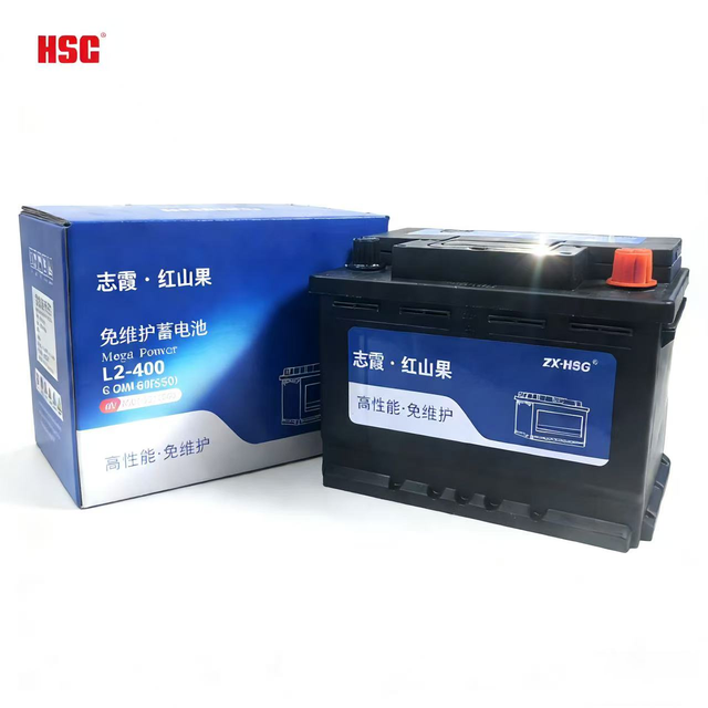 New HSG High Performance 12V 60Ah MF Maintenance Free Lead Acid Car Battery for Vehicles and Energy Storage