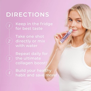 Collagène et acide hyaluronique de haute qualité, sans OGM, sans sucre, en solution orale pour améliorer la peau et réduire les rides, marque privée - Product Image 4