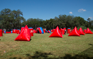 Bunker de paintball gonflable en PVC <span class=keywords><strong>pour</strong></span> le sport en plein air, obstacles gonflables <span class=keywords><strong>pour</strong></span> la <span class=keywords><strong>location</strong></span> de fêtes - Product Image 6