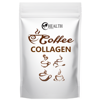 Café Instantané au Collagène et Champignons (Crinière de Lion, Chaga) Mélangé à du Café Arabica Gourmet pour la Santé des Cheveux, de la Peau et des Ongles