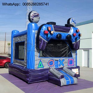 Castillo Inflable Comercial de PVC para Niñas, Diseño Princesa de Hielo, 13x13, Casa de Brinco Inflable para Interiores y Exteriores - Product Image 1