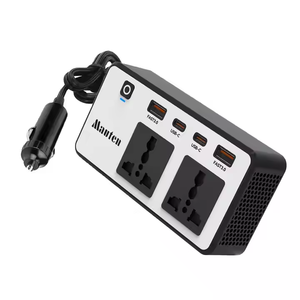 200W xe Power Adapter Sine Wave biến tần xe sạc nhiều <span class=keywords><strong>DC</strong></span> 12V đến 220V AC xe Power Inverter - Product Image 6