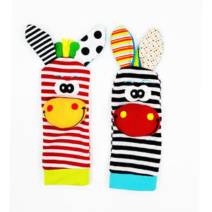 Hot Infant Nouveau-né Toddler 1 Paire Bébé Doux Hochets Poignet Handbell Foot Finders Chaussettes Chaussures - Product Image 6