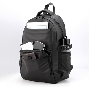 Nueva Mochila de Nailon para Hombre, Ligera, Gran Capacidad, Compartimento para Computadora, Color Sólido, Uso Diario, Informal de Negocios - Product Image 2