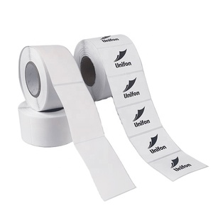 <span class=keywords><strong>Papel</strong></span> de etiqueta térmica adhesiva permanente tamaño personalizado rollos de etiquetas térmicas directas en blanco - Product Image 1