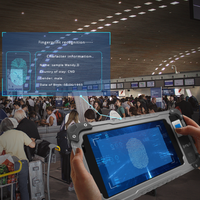 Tablette industrielle robuste S70 PDA 7 pouces Android Octa Core 10000mAh IP66 4G LTE GNSS NFC 8+128 Go en stock