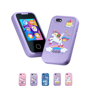 YMX PH05SC avec coque en silicone éducatif apprentissage éducatif <span class=keywords><strong>jouet</strong></span> ludique cellule <span class=keywords><strong>Mobile</strong></span> appareil intelligent téléphone pour enfants bébé fille garçon - Product Image 1
