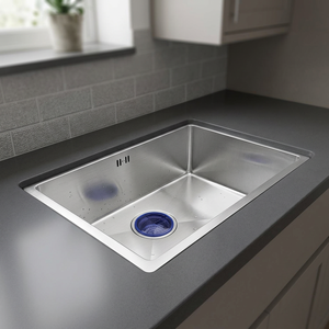 Top Selling 304 Stainless Steel Single Bowl <b>Kitchen</b> <b>Sink</b> Anti Scratch Nano Handmade Farmhouse <b>Sink</b> - Product Image 1