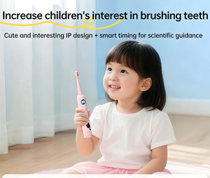 <span class=keywords><strong>Brosse</strong></span> à dents électrique pour enfants avec écran LED coloré, 5 modes, animaux de dessin animé, poils doux, étanche IPX7, pour adolescents de 5 à 18 ans - Product Image 5