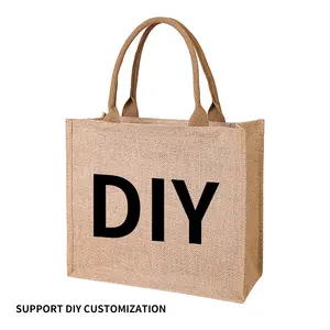 Small jute seed bags Customized burlap Hessian Drawstring Gunny, Sack Bag for Gift Jewelry Cocoa Beans Pouches/