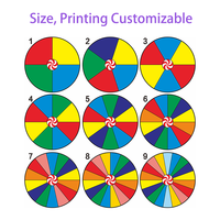 Planche de prix personnalisée KT roue en fer accessoire de table porte-bonheur roue de loterie support transfrontalier pour la promotion d'événements fête