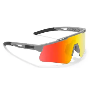 Mingxuan óculos de sol unissex polarizado, óculos de sol unissex esportivo e polarizado, com armação tr90
