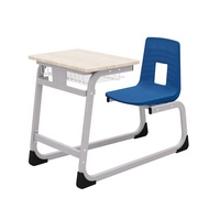 Meubles de classe, bureau et chaise d'élève, ensemble moderne de bureau et de chaise pour l'éducation scolaire