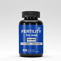Compléments de fertilité masculine à 100% pour soutenir l'énergie et les performances, comprimés et capsules de fertilité masculine