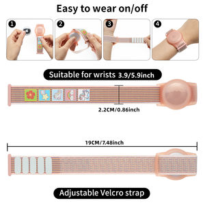 OEM ODM Bracelet en nylon respirant étui de protection coloré dessin animé animaux airtags pour enfants personnes âgées étuis de téléphone portable - Product Image 5