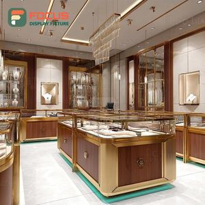 Custom Custom Jewelry Store Furniture Manufacturer Polished Surface Brand Store Jewelry Cabinet - Product Image 3