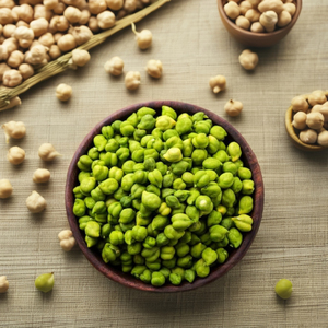 Pois chiches verts SUNRISE IMPEX de qualité supérieure, riches en protéines et en fibres, fraîchement congelés sous vide, pour collations, cuisson et salades, naturellement sains - Product Image 1