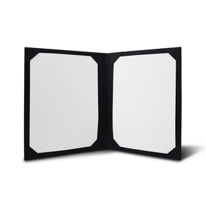 Libro de menú Vintage de cuero suave (4,25 "X 11" 2 vistas) cubierta de menú hecha a mano para <span class=keywords><strong>restaurante</strong></span> u Hotel soporte de menú de comida y vino marrón - Product Image 3