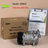 Compresseur Valeo certifié usine neuf pour TM16, référence OE Z001724412V 2AG, 135 mm, pour unité principale de climatisation professionnelle de camion lourd, R404a