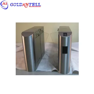 Intelligent enter and exit access control gate electronic barrier smart card door flap turnstile with RFID interface