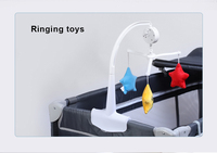 Lit bébé pliant personnalisé OEM avec lit d'appoint mobile 0-6 ans, vente chaude, pour chambre et hôpital, avec logo