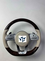Volant en cuir et fibre de carbone adapté aux modèles Benz 2022 : CLS, GLE, W213, W238, W205, W222, W463, W167, C260, C300, C43, W211, W223