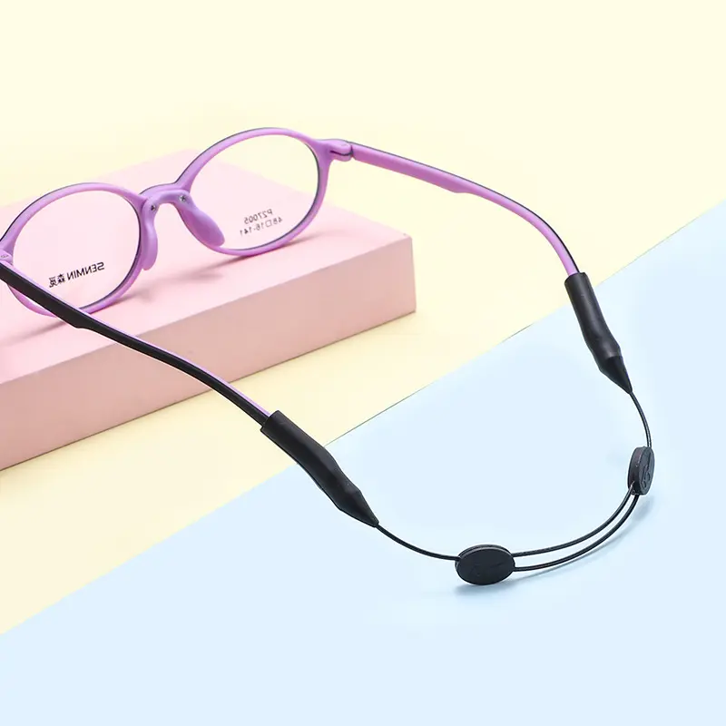 사용자 정의 확장 실리콘 선글라스 스트랩 304 스틸 와이어 코드 조절 안경 문자열 홀더 선글라스 스트랩 리테이너