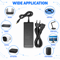 Adaptateur secteur de bureau à commutation AC/DC à sortie stable 96W 12V 8A, efficacité énergétique de niveau VI, prix d'usine, pour moniteur et lampe intelligente