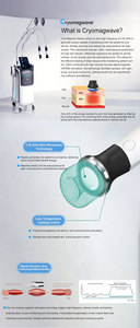 Nouvel appareil Cryowave 3 en 1 2450 MHz multifonctions : dissolution des graisses, raffermissement de la peau et remodelage du corps pour usage en salon. - Product Image 6
