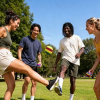 Jeu de ballon tressé transfrontalier pour l'extérieur, jouet de football créatif, jouet interactif multi-joueurs, Chine, à partir de 14 ans
