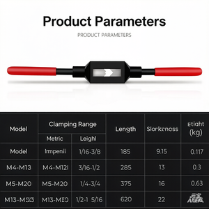 Llave de roscas de espiga/tornillo de torsión, M1 - M10 / M13 - M3 - Product Image 3
