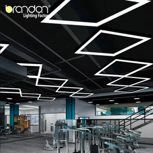 Brandon có thể điều chỉnh tuyến tính chiếu sáng trong nhà văn phòng surfacemount <span class=keywords><strong>Led</strong></span> lên và xuống <span class=keywords><strong>LED</strong></span> Tường tuyến tính ánh sáng cho phòng tập thể dục - Product Image 1