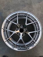 168 Ruedas Forjadas de Aleación 6061-t6 de Dos Piezas Personalizadas 5x98 5x110 5x112 5x130 para Alfa Romeo Mercedes C63 E63 S63 Audi de 18 19 20 Pulgadas