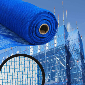 Tùy chỉnh HDPE 4x150m chống cháy mảnh vỡ mạng lưới an toàn màu xanh xây dựng giàn giáo mạng lưới an toàn - Product Image 1