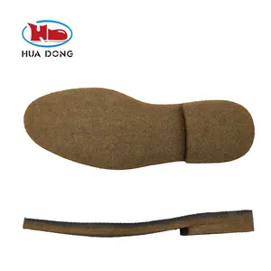 Sole Expert Huadong Customized Crepe Rubber Formal Shoe Sole For Making Boots Suela de Caucho