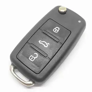 Locksmith Supplies Replacement Remote Car Key Shell Case Cover V-W Flip Car Key Shell