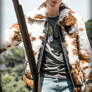NAFA personnalise la <span class=keywords><strong>veste</strong></span> en fourrure d'agneau véritable <span class=keywords><strong>chic</strong></span> de couleur naturelle pour hommes avec la meilleure finition - Product Image 5