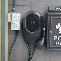 Chargeur AC pour véhicules électriques 7-22KW, courant réglable, enregistrement de la charge et estimation du coût