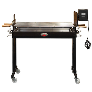 Brochettes de Chypre extra larges avec 5 brochettes, rôtissoire automatique, barbecue d'extérieur - Product Image 6