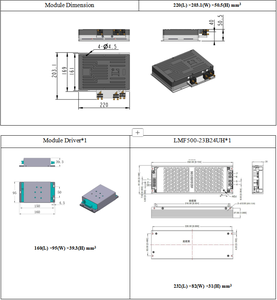 Módulo de Luces Láser OPT 30W RGB 2700K, Fuente de Alimentación DC24V, Modulación Analógica, Refrigeración TEC, IP54, Aleación de Aluminio, Divergencia <1.0mRad - Product Image 3