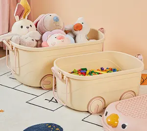 Kinder Speelgoed Opbergdoos Huishoudelijke Organizer Plastic Grote Capaciteit Snack Opslag Baby Kleding Opbergdoos