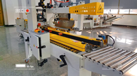 Machine de fermeture et d'étanchéité automatique de boîtes en carton, petite, électrique, avec tête de ruban adhésif de 50 mm pour les applications de boissons et de produits chimiques