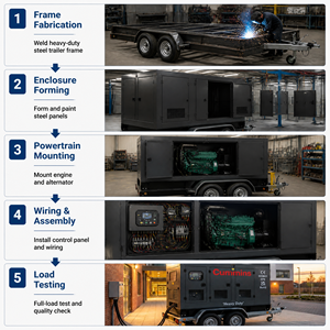 Grupo Electrógeno Diésel Cummins Weichai, Planta Eléctrica Diésel Silenciosa, Generador Eléctrico, Fuente de Alimentación de Respaldo de 300KW - Product Image 5