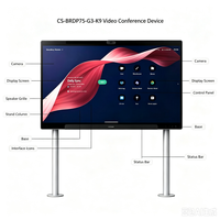 Cisco Switch Catalyst CS-BRDP75-G3-K9 4K Collaboration Board 75 4K UHD Écran tactile LCD Double caméra 48MP Webex + Microsoft Teams Rooms