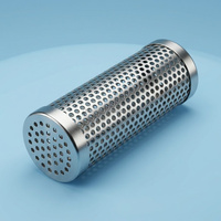 Tube en maille perforée en acier inoxydable 304 316 personnalisé, filtre industriel, tuyau en maille, filtre poreux en métal pour aquarium